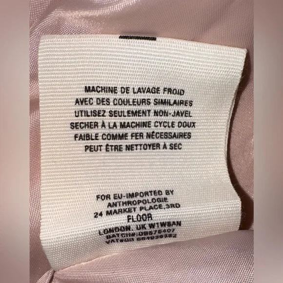 Hei Hei Anthropologie-Pink Bomber Jacket. Size XS VGUC - Picture 6 of 12